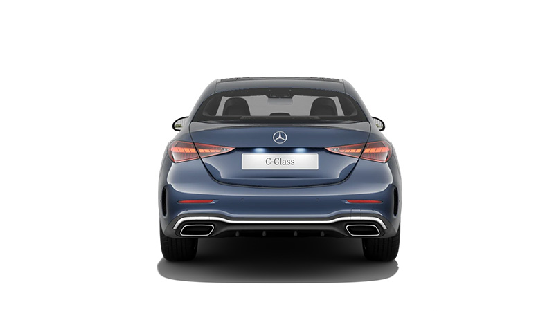c-300-amg-xanh-cavansite-04 Mặt Sau Mercedes-Benz C 300 AMG