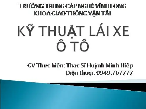 Hướng Dẫn Toàn Tập Kỹ Thuật Lái Xe Ô Tô An Toàn Hướng Dẫn Toàn Tập Kỹ Thuật Lái Xe Ô Tô An Toàn
