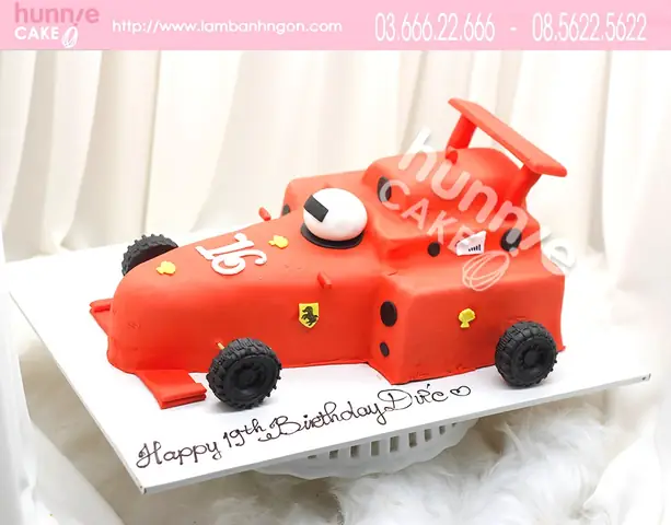 Top 20 Mẫu Bánh Sinh Nhật Xe Ô Tô Đua Đẹp Nhất Cho Bé Trai