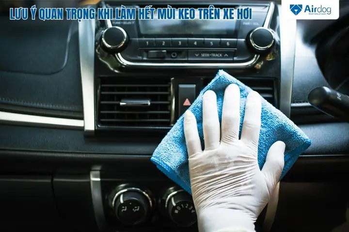 Cách Khử Mùi Keo Con Chó Trên Xe Ô Tô Hiệu Quả Tuyệt Đối