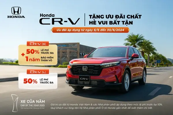 Chương Trình Khuyến Mãi Xe Honda Tháng 6/2026: Phân Tích Chi Tiết Ưu Đãi Cho Cr-v, City, Accord Chương Trình Khuyến Mãi Xe Honda Tháng 6/2026: Phân Tích Chi Tiết Ưu Đãi Cho Cr-v, City, Accord