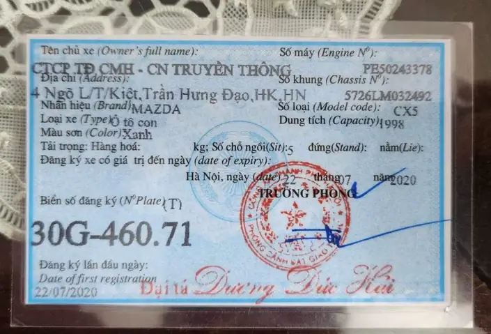 Hướng Dẫn Chi Tiết Quy Trình Đăng Ký Giấy Tờ Xe Ô Tô Mới Hướng Dẫn Chi Tiết Quy Trình Đăng Ký Giấy Tờ Xe Ô Tô Mới