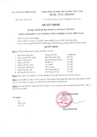 Quy Định Thanh Lý Xe Ô Tô: Thủ Tục Và Hồ Sơ Mới Nhất Hiện Nay