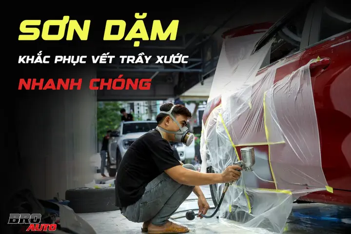 Sơn Dặm Xe Ô Tô: Hướng Dẫn Chi Tiết Từ A Đến Z