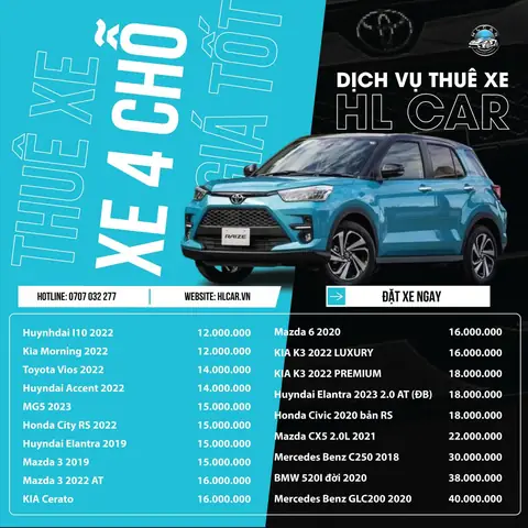 Thuê Xe Ô Tô Tự Lái Sài Gòn: Top 5 Địa Chỉ Uy Tín, Giá Tốt Nhất 2026