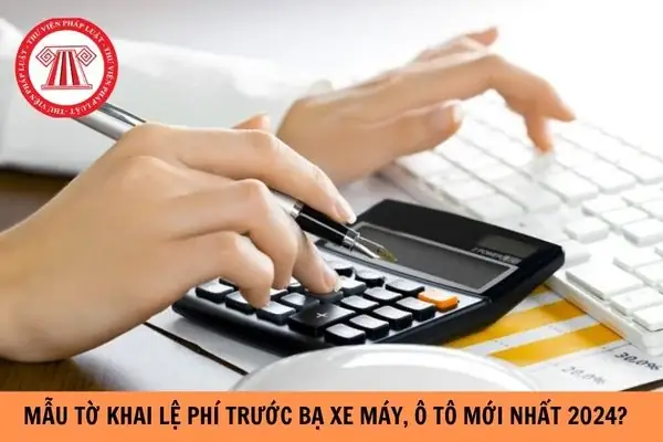 Tờ Khai Lệ Phí Trước Bạ Xe Ô Tô: Hướng Dẫn Chi Tiết Và Mẫu Mới Nhất Tờ Khai Lệ Phí Trước Bạ Xe Ô Tô: Hướng Dẫn Chi Tiết Và Mẫu Mới Nhất