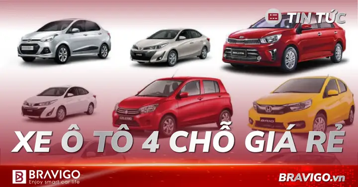 Top 7 Xe Ô Tô 4 Chỗ Giá Rẻ Tốt Nhất Năm 2026