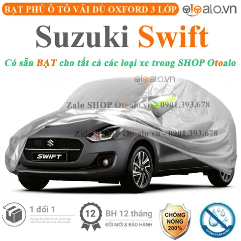 Top 5 Bạt Phủ Ô Tô Phù Hợp Nhất Cho Suzuki Swift 2026: Đánh Giá Chi Tiết Từ Chất Liệu Đến Giá Thành Top 5 Bạt Phủ Ô Tô Phù Hợp Nhất Cho Suzuki Swift 2026: Đánh Giá Chi Tiết Từ Chất Liệu Đến Giá Thành