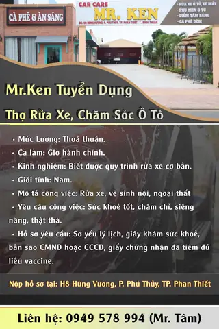 Thợ Rửa Xe Ô Tô: Yêu Cầu & Cơ Hội Nghề Nghiệp Chuẩn Mực Thợ Rửa Xe Ô Tô: Yêu Cầu & Cơ Hội Nghề Nghiệp Chuẩn Mực