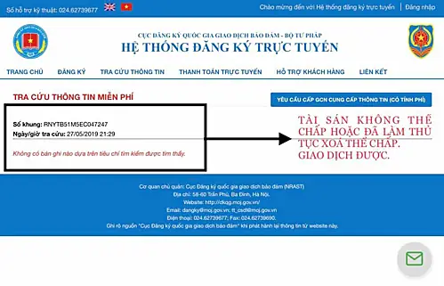 Đăng Ký Giao Dịch Bảo Đảm Xe Ô Tô