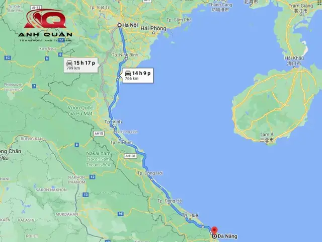 Hướng Dẫn Chi Tiết Khi Đi Xe Ô Tô Từ Hà Nội Vào Đà Nẵng