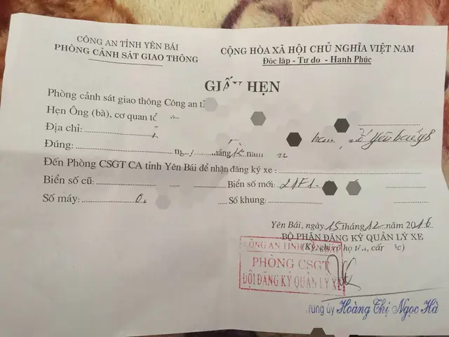 Giấy Hẹn Lấy Cà Vẹt Xe Ô Tô: Tất Tần Tật Từ A Đến Z Giấy Hẹn Lấy Cà Vẹt Xe Ô Tô: Tất Tần Tật Từ A Đến Z
