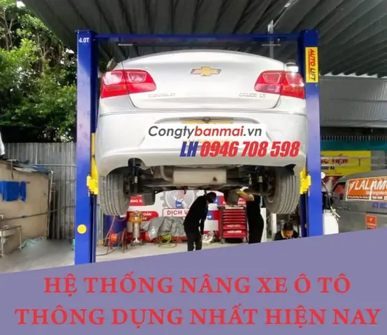 Hệ Thống Nâng Xe Ô Tô: Tổng Hợp Chi Tiết Các Loại & Ứng Dụng Thực Tế
