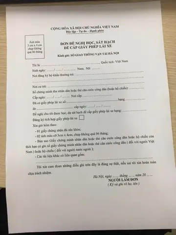 Hồ Sơ Thi Bằng Lái Xe Ô Tô B1: Hướng Dẫn Chi Tiết Từ A-z Hồ Sơ Thi Bằng Lái Xe Ô Tô B1: Hướng Dẫn Chi Tiết Từ A-z