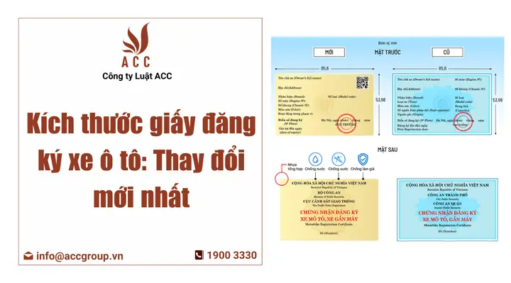 Kích Thước Giấy Đăng Ký Xe Ô Tô: Thông Tin Chi Tiết Về Mẫu Mới Kích Thước Giấy Đăng Ký Xe Ô Tô: Thông Tin Chi Tiết Về Mẫu Mới