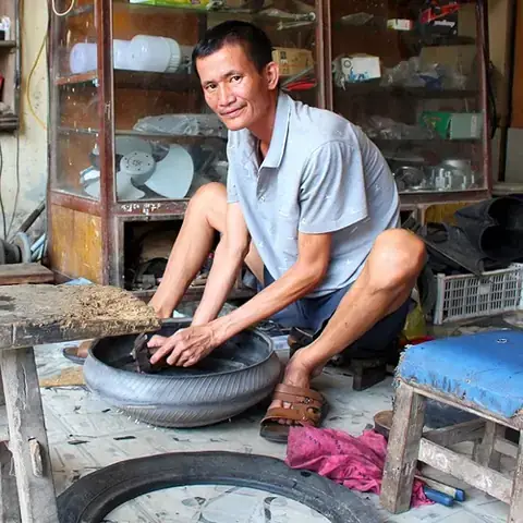 Làm Chậu Hoa Từ Lốp Xe Ô Tô: Hướng Dẫn Chi Tiết Từ Chuyên Gia
