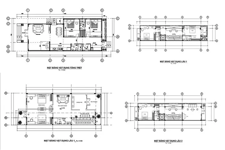 Mặt Bằng Nhà Liên Kế Để Được Xe Ô Tô