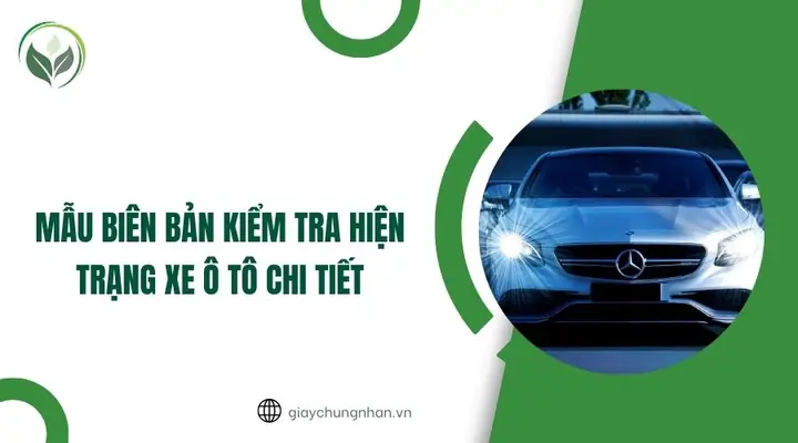 Biên Bản Kiểm Tra Hiện Trạng Xe Ô Tô: Mẫu Chuẩn Và Hướng Dẫn Chi Tiết Từ Chuyên Gia
