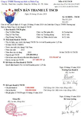 Mẫu Biên Bản Thanh Lý Xe Ô Tô Công Ty: Hướng Dẫn Chi Tiết 2026 Mẫu Biên Bản Thanh Lý Xe Ô Tô Công Ty: Hướng Dẫn Chi Tiết 2026