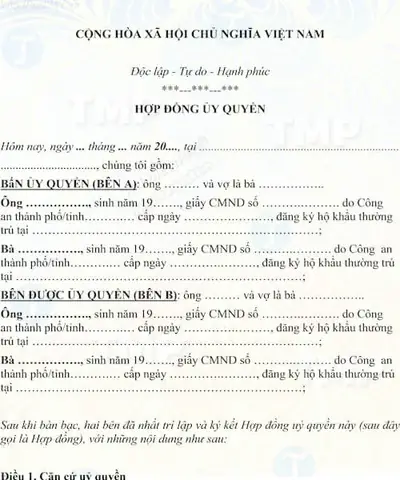 Mẫu Cty Ủy Quyền Sử Dụng Xe Ô Tô Mẫu Cty Ủy Quyền Sử Dụng Xe Ô Tô