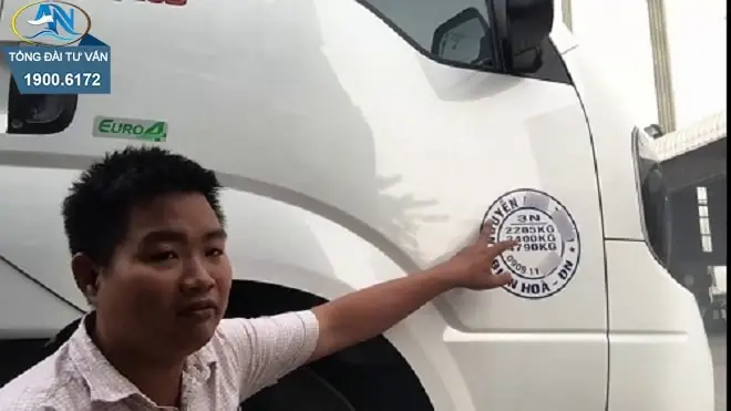 Mẫu Niêm Yết Trên Cánh Cửa Xe Ô Tô Khách