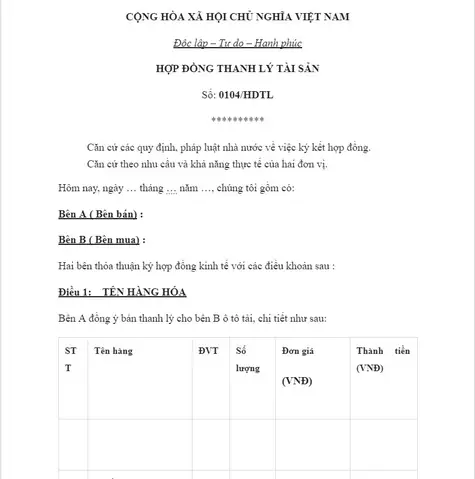 Mẫu Quyết Định Thanh Lý Xe Ô Tô Nhà Nước Mẫu Quyết Định Thanh Lý Xe Ô Tô Nhà Nước