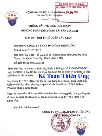 Mẫu Thanh Lý Tài Sản Cố Định Xe Ô Tô