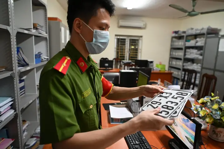 Mẫu Thu Hồi Bản Số Xe Ô Tô