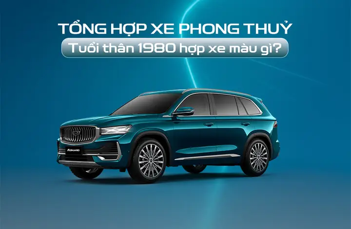 Màu Xe Ô Tô Hợp Tuổi 1980