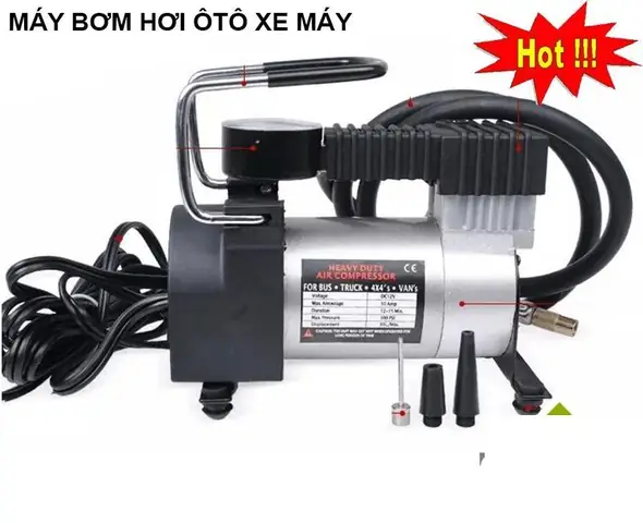 Máy Bơm Lốp Xe Ô Tô Gongyi Gy 3601 Máy Bơm Lốp Xe Ô Tô Gongyi Gy 3601