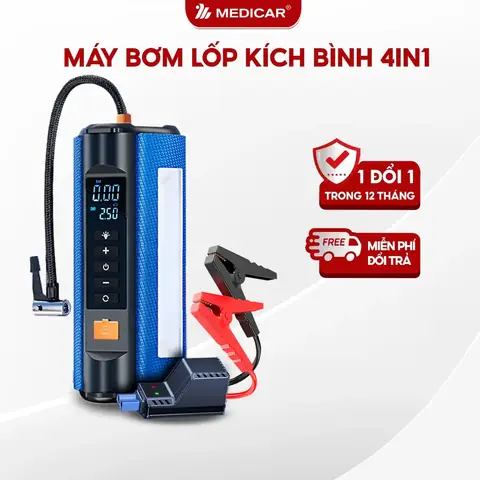 Máy Bơm Và Kích Bình Xe Ô Tô