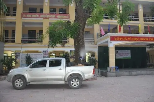 Máy Phun Công Suất Lớn Đặt Trên Xe Ô Tô