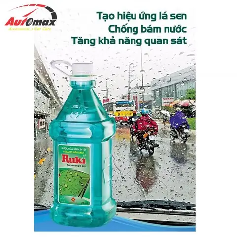 Nước Rửa Kính Xe Ô Tô Nano Ruki 2.5 Lít: Đánh Giá Toàn Diện Từ Chuyên Gia