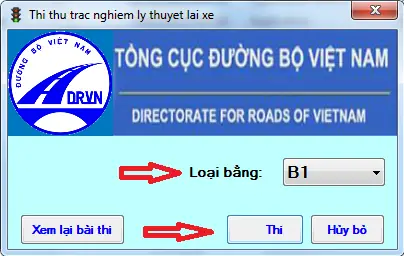 Phần Mềm Thi Sát Hạch Lái Xe Ô Tô 2013