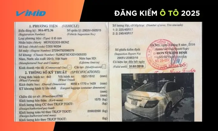 Phí Đăng Kiểm Xe Ô Tô Van Phí Đăng Kiểm Xe Ô Tô Van