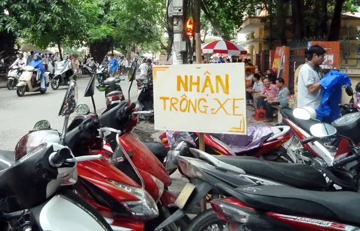 Phí Trông Giữ Xe Ô Tô Xe Máy Xe Đạp