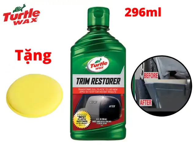 Phục Hồi Nhựa Đen Xe Máy Ô Tô Turtle Wax