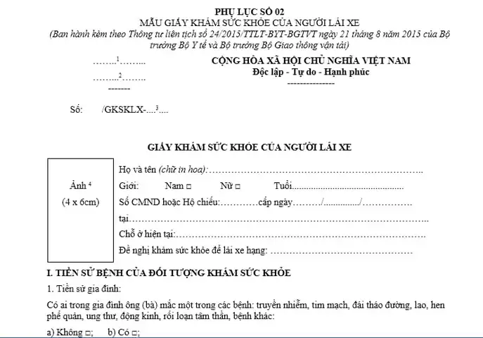 Quy Định Khám Sức Khỏe Lái Xe Ô Tô: Hướng Dẫn Toàn Tập