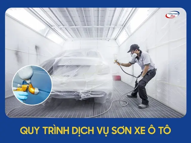 Quy Trình Sơn Xe Ô Tô Chuyên Nghiệp Tại Mercedes Bình Dương Quy Trình Sơn Xe Ô Tô Chuyên Nghiệp Tại Mercedes Bình Dương