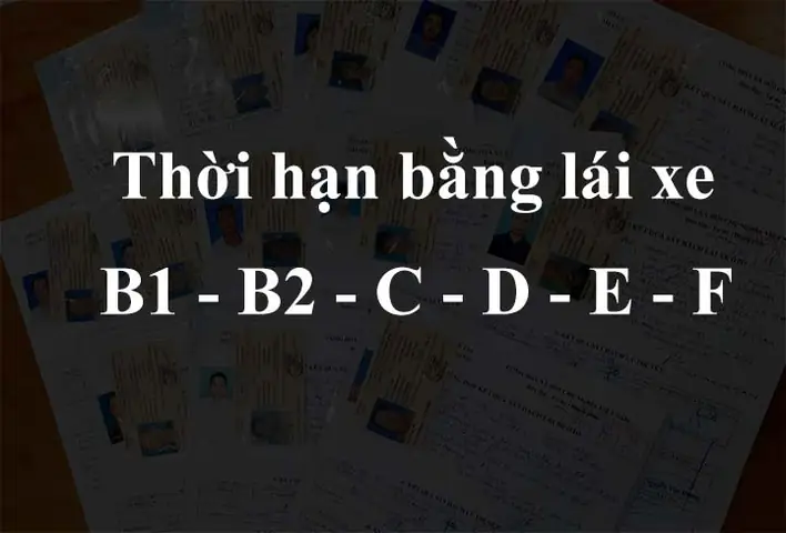 Thời Hạn Đổi Bằng Lái Xe Ô Tô B2 Là Bao Lâu? Thời Hạn Đổi Bằng Lái Xe Ô Tô B2 Là Bao Lâu?