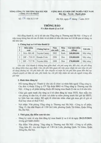 Thanh Lý Xe Ô Tô: Hướng Dẫn Toàn Tập Cho Người Mua Thanh Lý Xe Ô Tô: Hướng Dẫn Toàn Tập Cho Người Mua