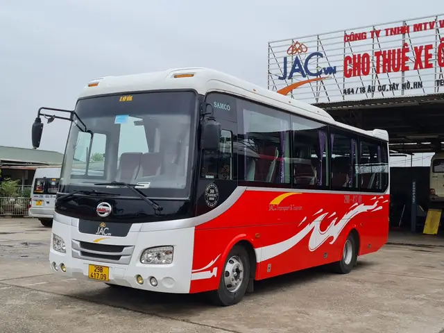Thuê Xe Ô Tô 35 Chỗ: Đánh Giá Chi Tiết Xe Samco Và Báo Giá Cập Nhật 2026