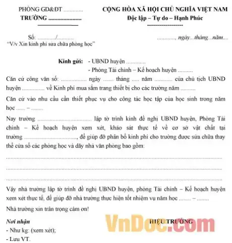 Tờ Trình Xin Kinh Phí Sửa Chữa Xe Ô Tô: Mẫu Chuẩn & Hướng Dẫn Chi Tiết