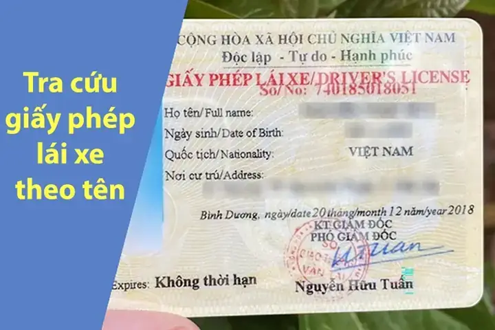 Tra Cứu Bằng Lái Xe Ô Tô Theo Tên: Có Thực Hiện Được Không? Tra Cứu Bằng Lái Xe Ô Tô Theo Tên: Có Thực Hiện Được Không?
