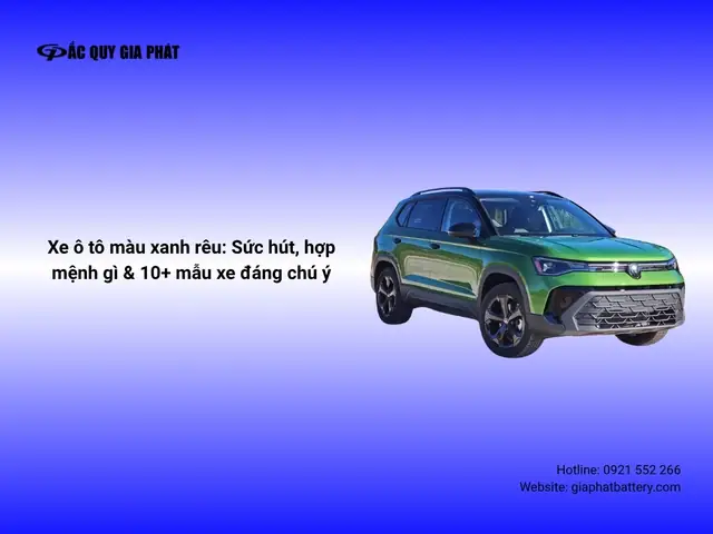 Đánh Giá Chi Tiết Màu Xanh Rêu Trên Ô Tô