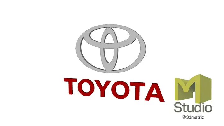 Logo Toyota 3d Logo Toyota 3d