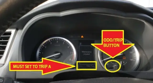 Odo Trip Toyota