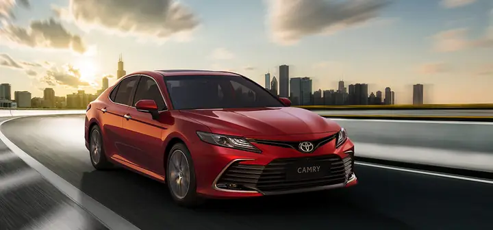 Red Toyota Camry
