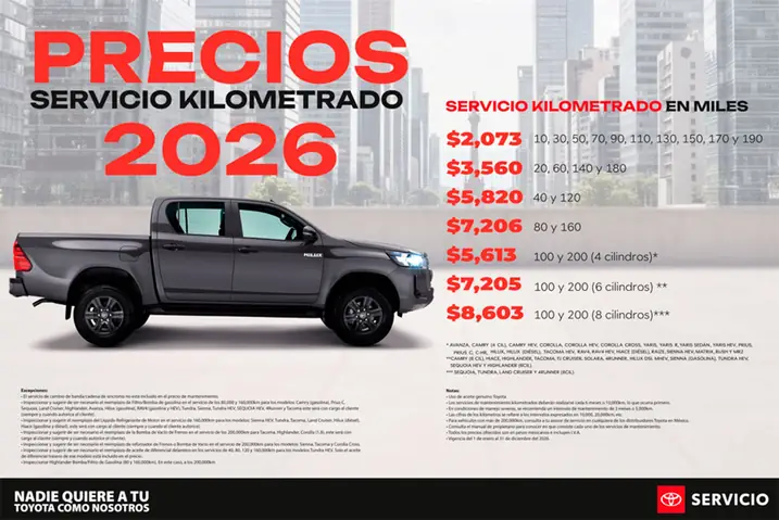 Servicio Toyota Servicio Toyota
