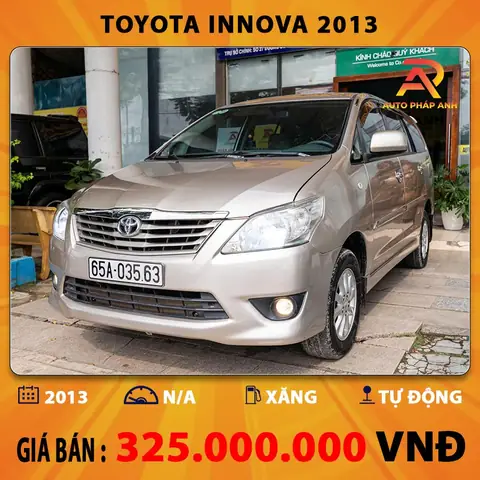 Toyota Innova 2013 Toyota Innova 2013